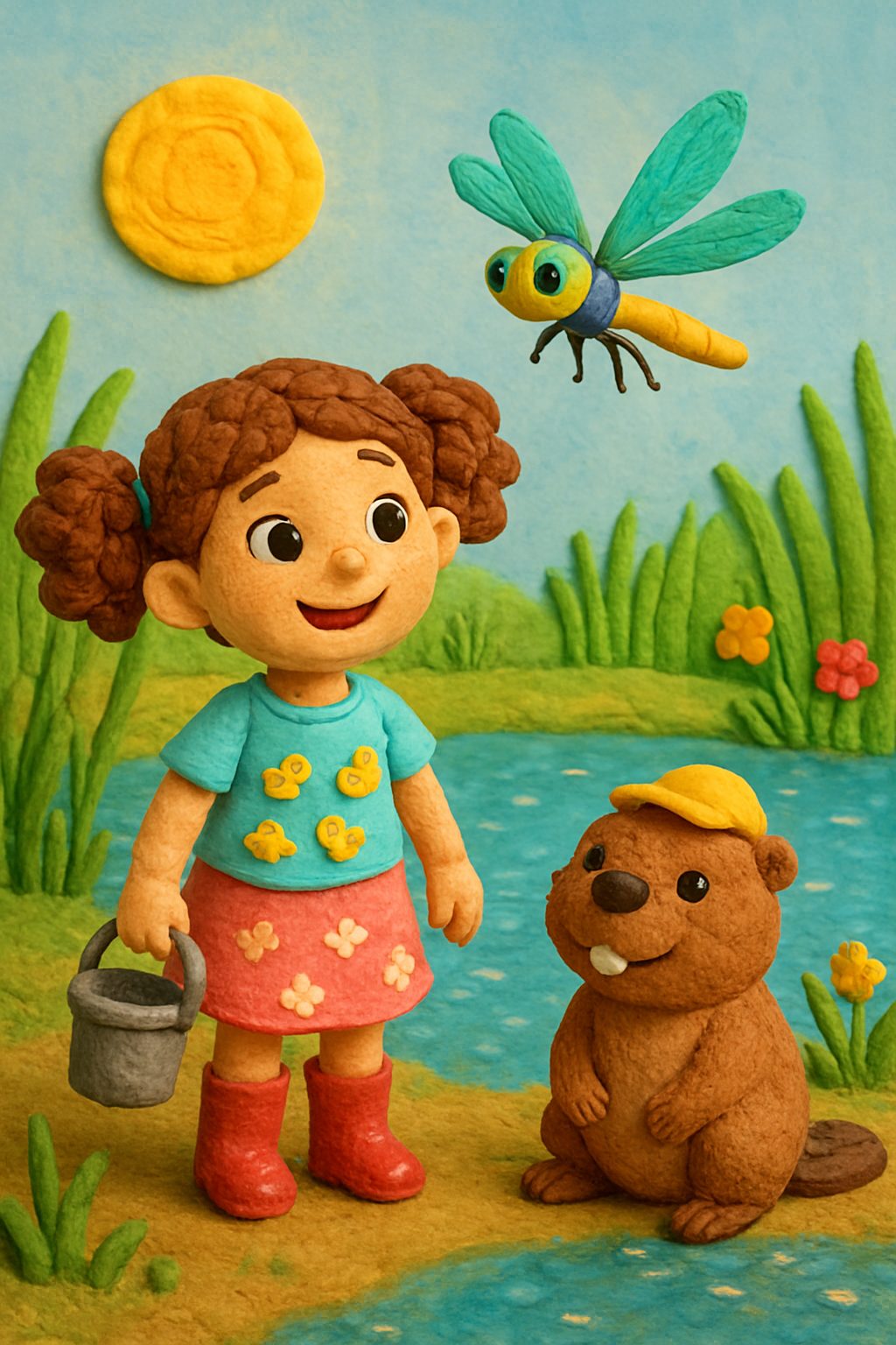 Lucy's Colorful Pond