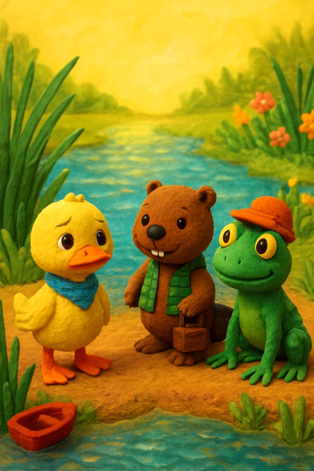 Guddles the Duckling and the Lost Ducky Friend