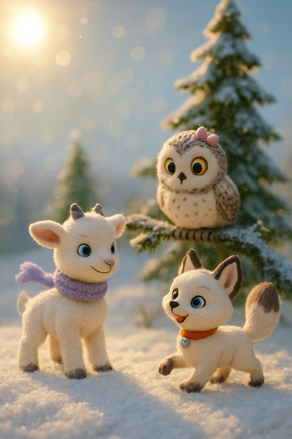 The Secret Snowy Garden