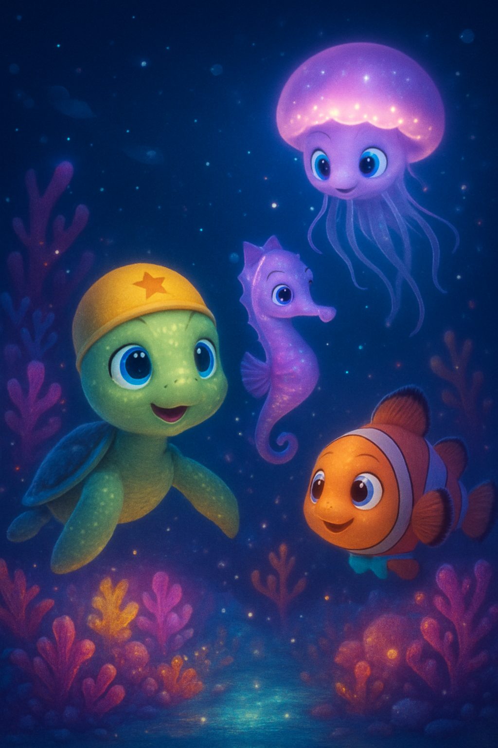 Finn and the Mysterious Coral Colors