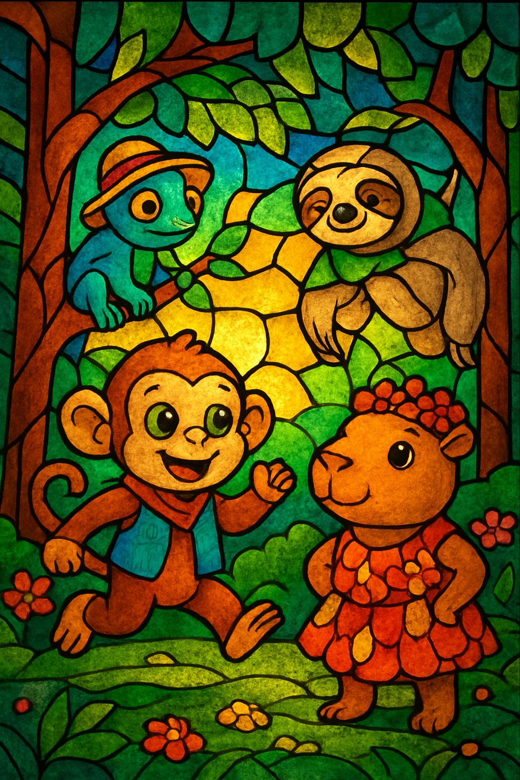 Rolo and the Rainbow Fruit Feast