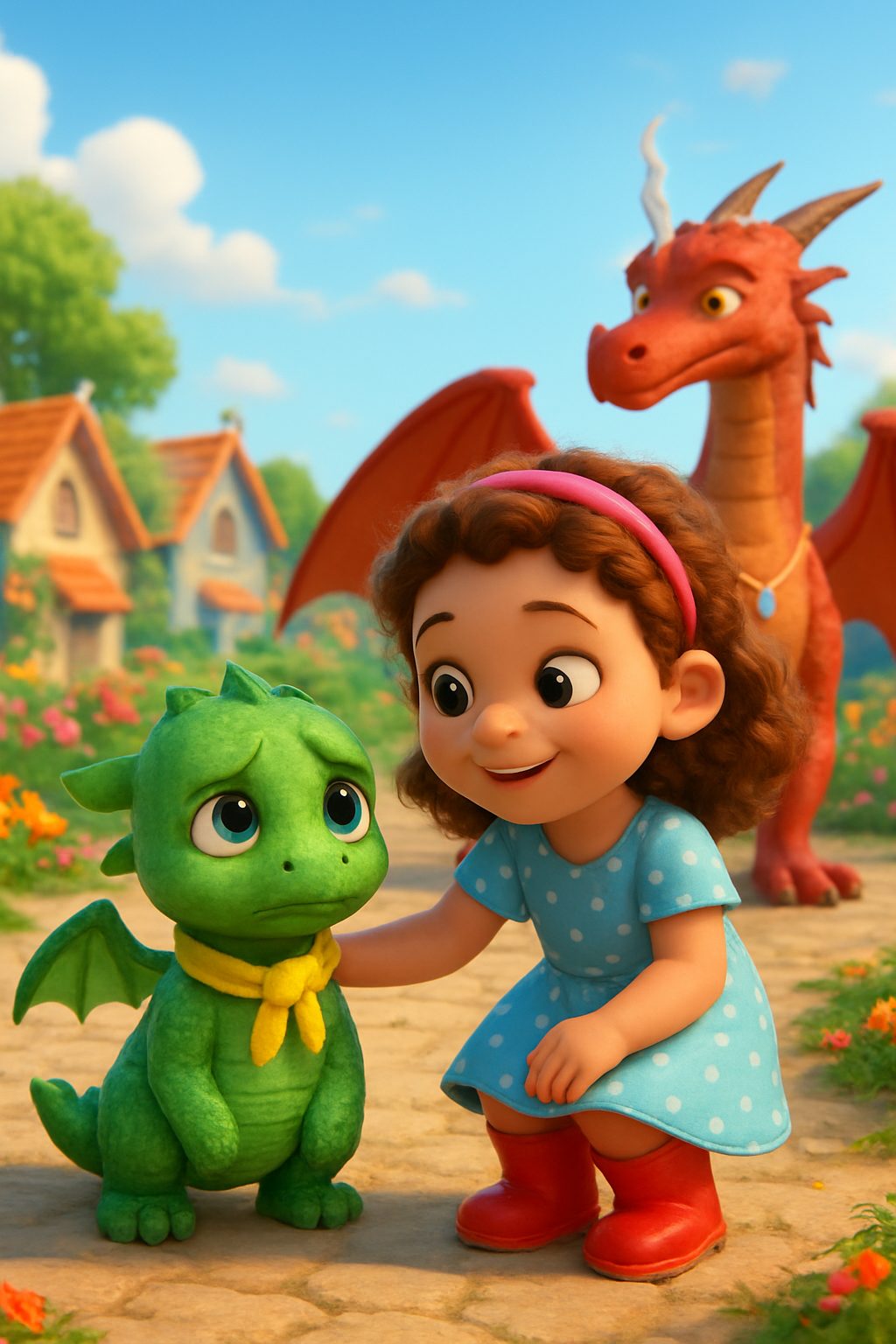 Bubbles the Brave: A Dragon's Heroic Sneezes