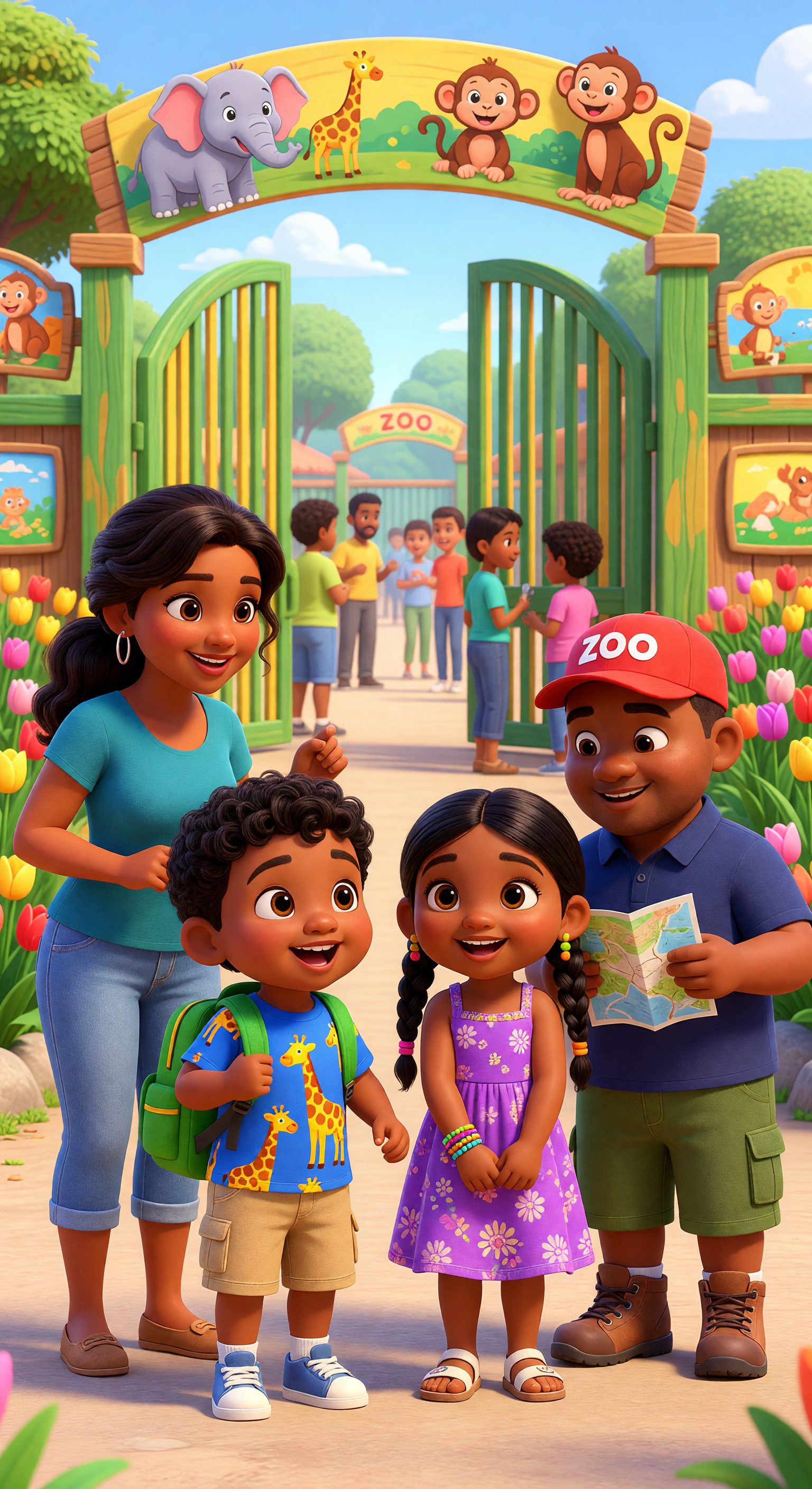 Cover image for Caleb's Zoo Riddle Quest — Working together turns riddles into treasures.