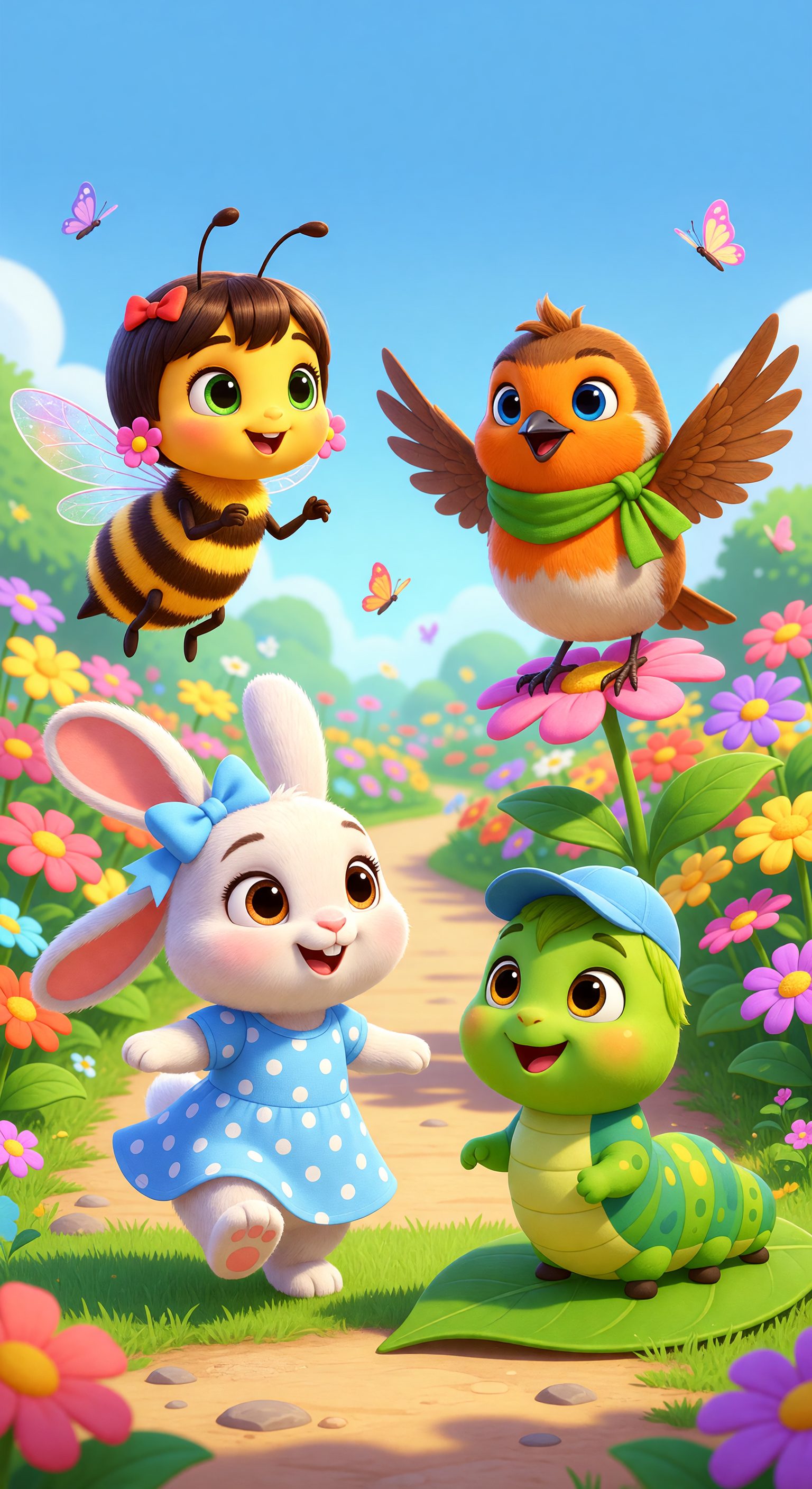 Cover image for Bumblebee Bella's Secret Flower Race — Even the smallest creature can make a big difference.