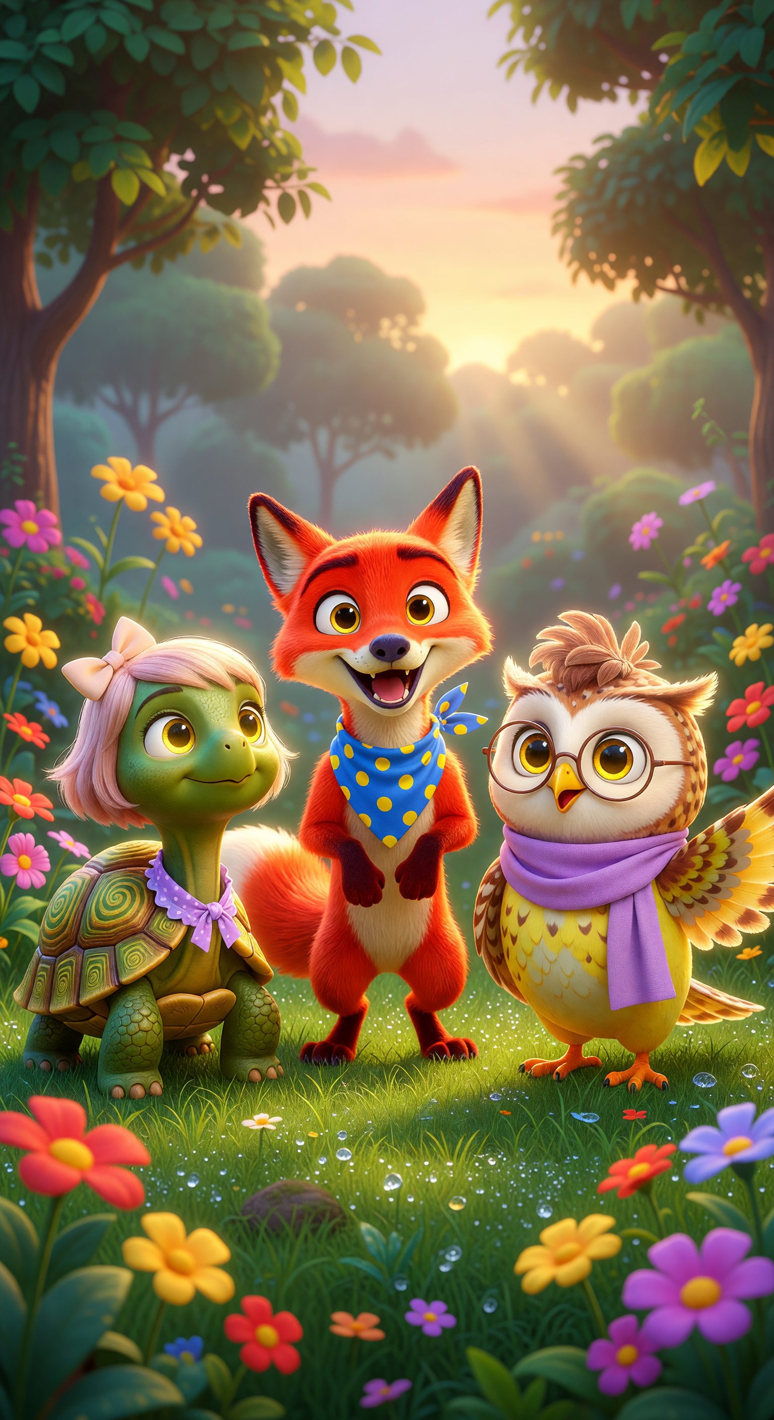 Cover image for The Midnight Forest Race — You don't have to be fast to finish — steady and careful wins too.