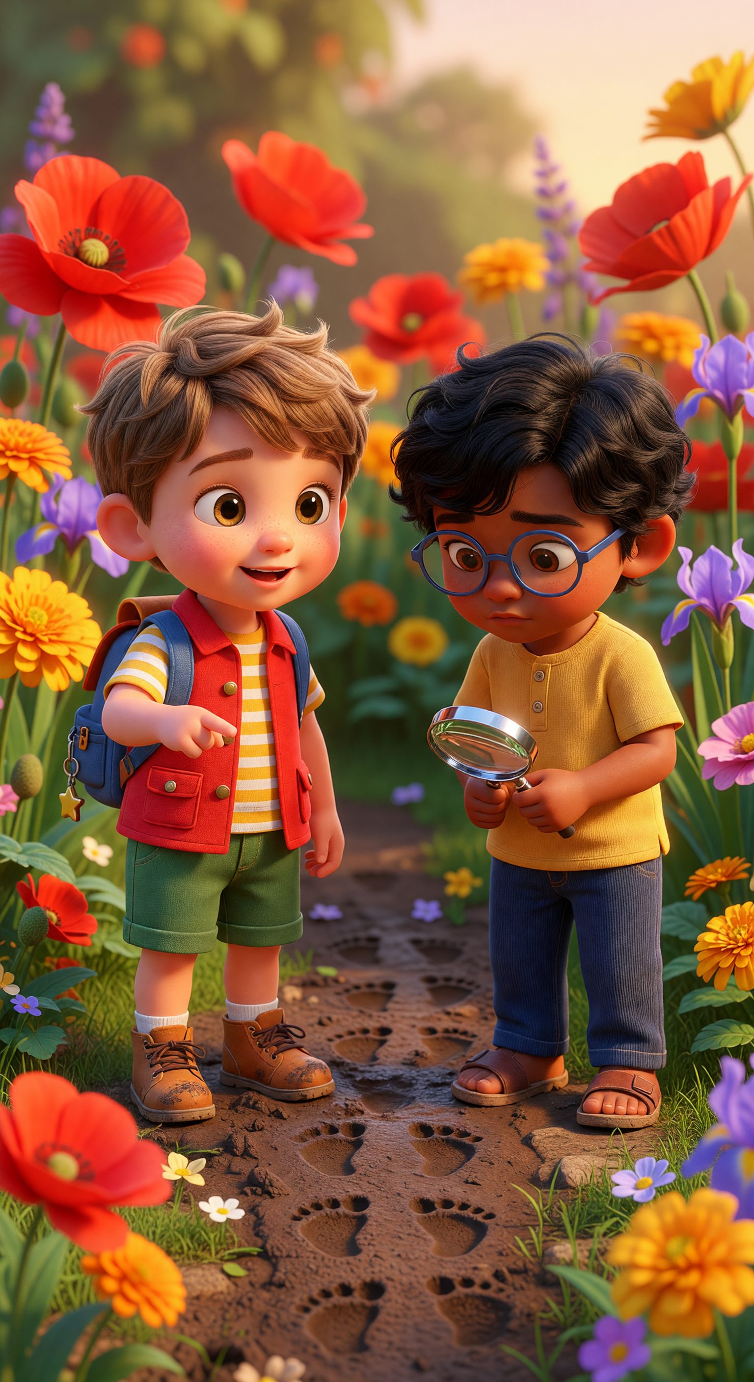 Cover for Ravi's Magnifying Glass Mystery